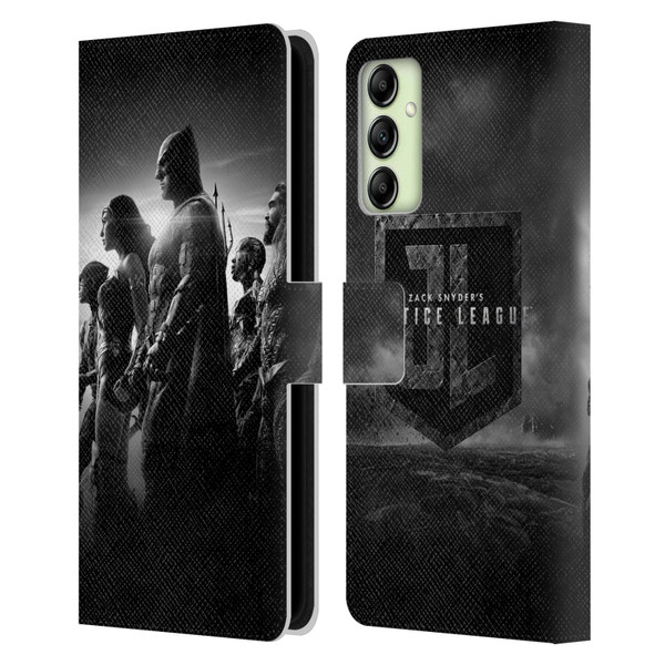 Zack Snyder's Justice League Snyder Cut Character Art Group Leather Book Wallet Case Cover For Samsung Galaxy A14 5G