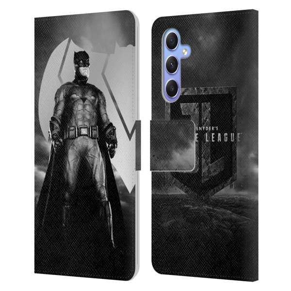 Zack Snyder's Justice League Snyder Cut Character Art Batman Leather Book Wallet Case Cover For Samsung Galaxy A34 5G