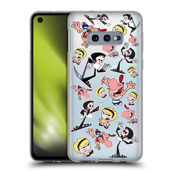 The Grim Adventures of Billy & Mandy Graphics Icons Soft Gel Case for Samsung Galaxy S10e