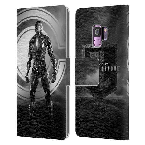 Zack Snyder's Justice League Snyder Cut Character Art Cyborg Leather Book Wallet Case Cover For Samsung Galaxy S9