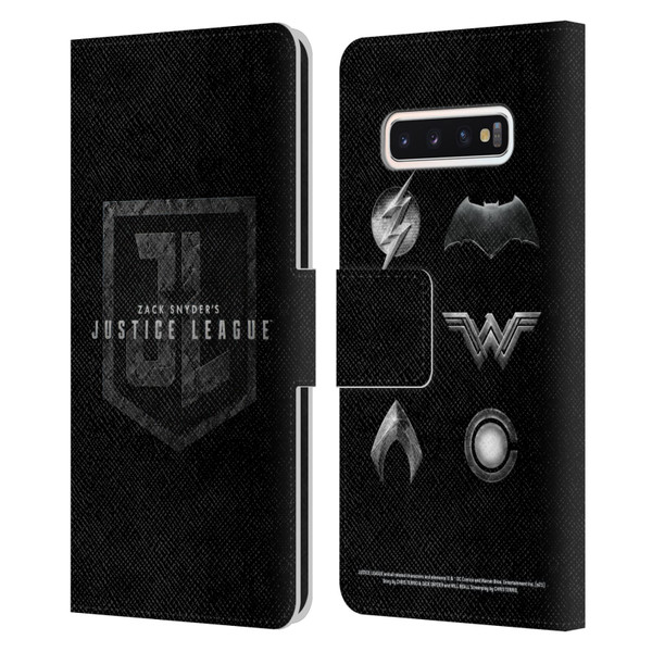 Zack Snyder's Justice League Snyder Cut Character Art Logo Leather Book Wallet Case Cover For Samsung Galaxy S10