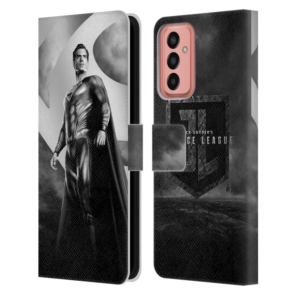 Zack Snyder's Justice League Snyder Cut Character Art Superman Leather Book Wallet Case Cover For Samsung Galaxy M13 (2022)