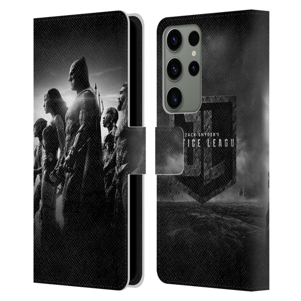 Zack Snyder's Justice League Snyder Cut Character Art Group Leather Book Wallet Case Cover For Samsung Galaxy S23 Ultra 5G