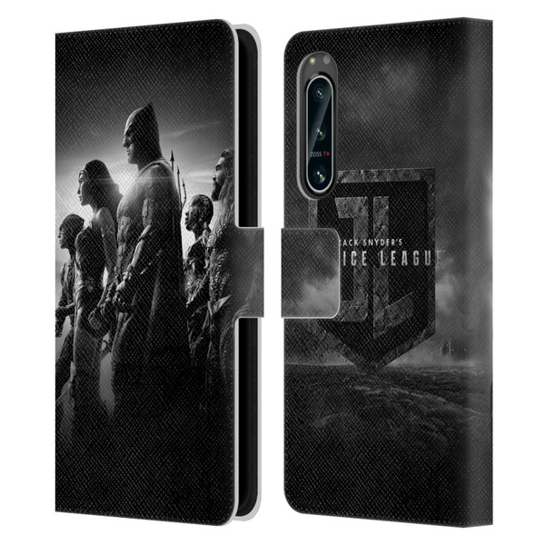 Zack Snyder's Justice League Snyder Cut Character Art Group Leather Book Wallet Case Cover For Sony Xperia 5 IV