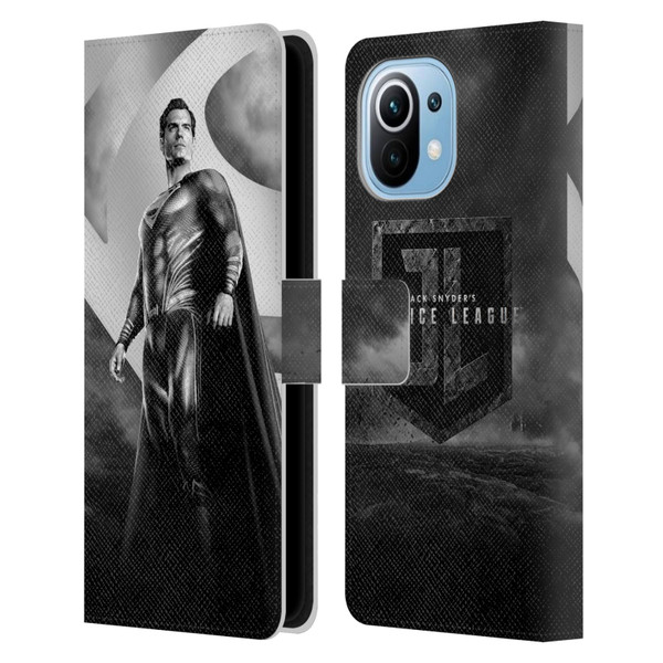 Zack Snyder's Justice League Snyder Cut Character Art Superman Leather Book Wallet Case Cover For Xiaomi Mi 11