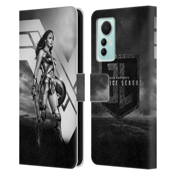 Zack Snyder's Justice League Snyder Cut Character Art Wonder Woman Leather Book Wallet Case Cover For Xiaomi 12 Lite