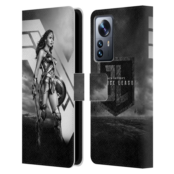 Zack Snyder's Justice League Snyder Cut Character Art Wonder Woman Leather Book Wallet Case Cover For Xiaomi 12 Pro