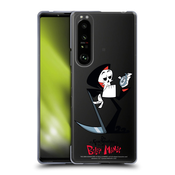 The Grim Adventures of Billy & Mandy Graphics Grim Soft Gel Case for Sony Xperia 1 III