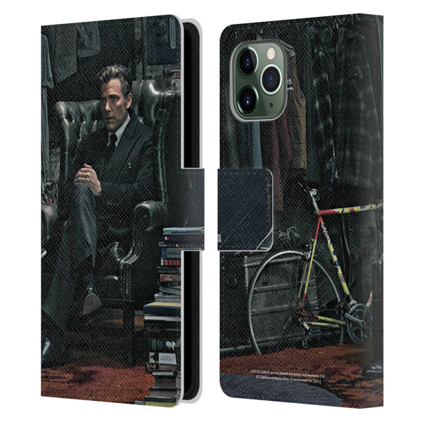 Zack Snyder's Justice League Snyder Cut Photography Bruce Wayne Leather Book Wallet Case Cover For Apple iPhone 11 Pro