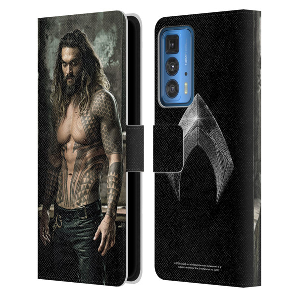 Zack Snyder's Justice League Snyder Cut Photography Aquaman Leather Book Wallet Case Cover For Motorola Edge 20 Pro
