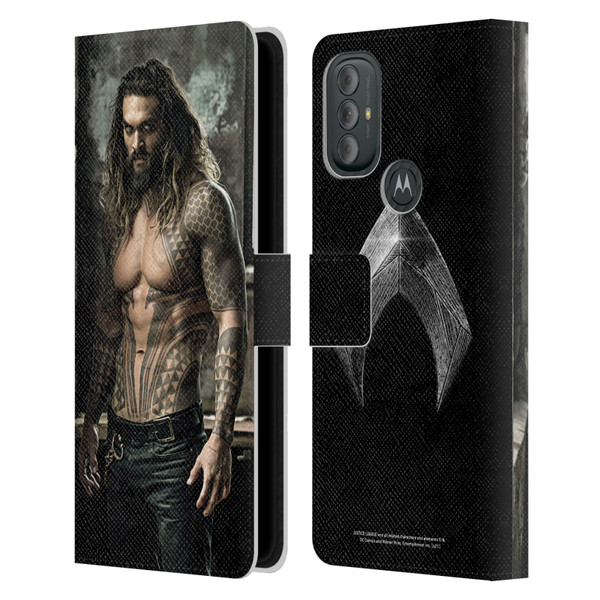 Zack Snyder's Justice League Snyder Cut Photography Aquaman Leather Book Wallet Case Cover For Motorola Moto G10 / Moto G20 / Moto G30