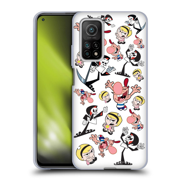 The Grim Adventures of Billy & Mandy Graphics Icons Soft Gel Case for Xiaomi Mi 10T 5G