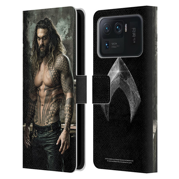 Zack Snyder's Justice League Snyder Cut Photography Aquaman Leather Book Wallet Case Cover For Xiaomi Mi 11 Ultra