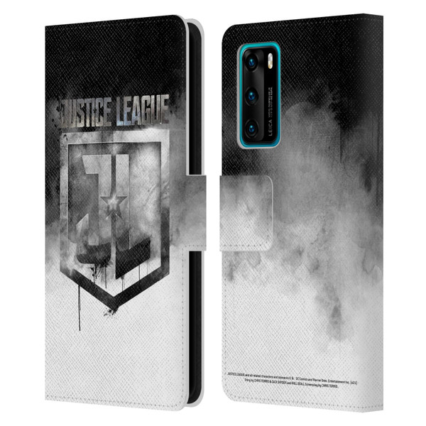 Zack Snyder's Justice League Snyder Cut Graphics Watercolour Logo Leather Book Wallet Case Cover For Huawei P40 5G