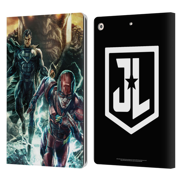 Zack Snyder's Justice League Snyder Cut Graphics Darkseid, Superman, Flash Leather Book Wallet Case Cover For Apple iPad 10.2 2019/2020/2021