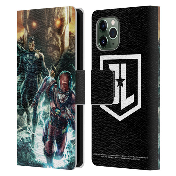 Zack Snyder's Justice League Snyder Cut Graphics Darkseid, Superman, Flash Leather Book Wallet Case Cover For Apple iPhone 11 Pro