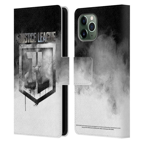 Zack Snyder's Justice League Snyder Cut Graphics Watercolour Logo Leather Book Wallet Case Cover For Apple iPhone 11 Pro