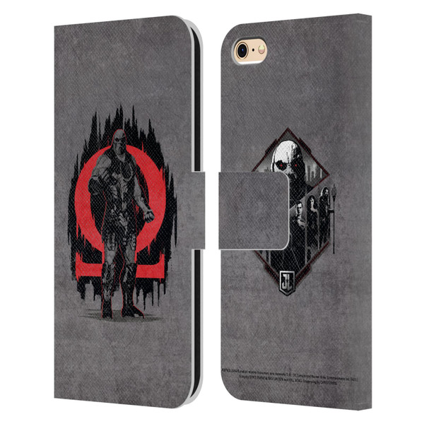 Zack Snyder's Justice League Snyder Cut Graphics Darkseid Leather Book Wallet Case Cover For Apple iPhone 6 / iPhone 6s