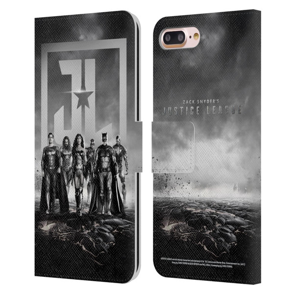 Zack Snyder's Justice League Snyder Cut Graphics Group Poster Leather Book Wallet Case Cover For Apple iPhone 7 Plus / iPhone 8 Plus