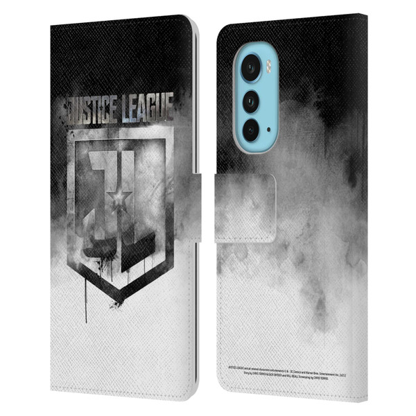 Zack Snyder's Justice League Snyder Cut Graphics Watercolour Logo Leather Book Wallet Case Cover For Motorola Edge (2022)