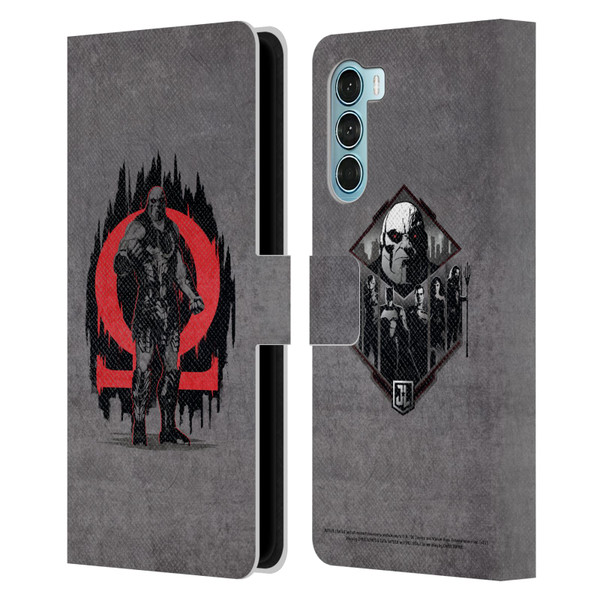 Zack Snyder's Justice League Snyder Cut Graphics Darkseid Leather Book Wallet Case Cover For Motorola Edge S30 / Moto G200 5G