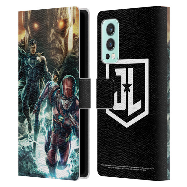 Zack Snyder's Justice League Snyder Cut Graphics Darkseid, Superman, Flash Leather Book Wallet Case Cover For OnePlus Nord 2 5G