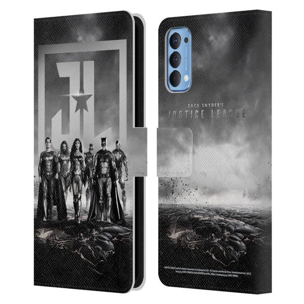 Zack Snyder's Justice League Snyder Cut Graphics Group Poster Leather Book Wallet Case Cover For OPPO Reno 4 5G