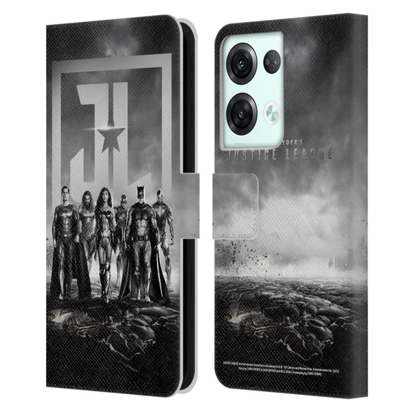 Zack Snyder's Justice League Snyder Cut Graphics Group Poster Leather Book Wallet Case Cover For OPPO Reno8 Pro