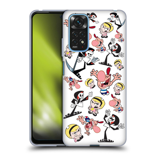 The Grim Adventures of Billy & Mandy Graphics Icons Soft Gel Case for Xiaomi Redmi Note 11 / Redmi Note 11S