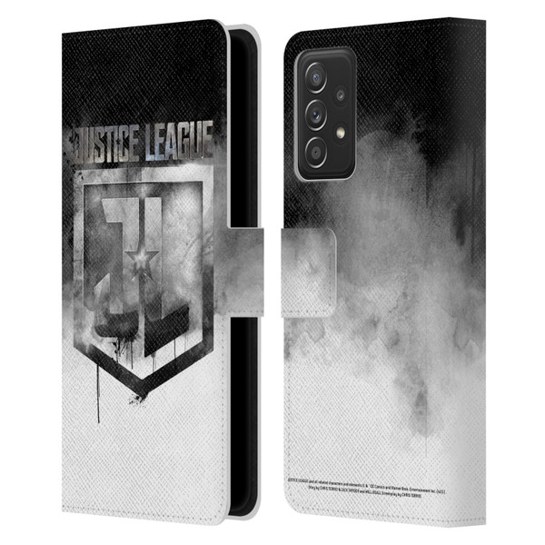 Zack Snyder's Justice League Snyder Cut Graphics Watercolour Logo Leather Book Wallet Case Cover For Samsung Galaxy A52 / A52s / 5G (2021)