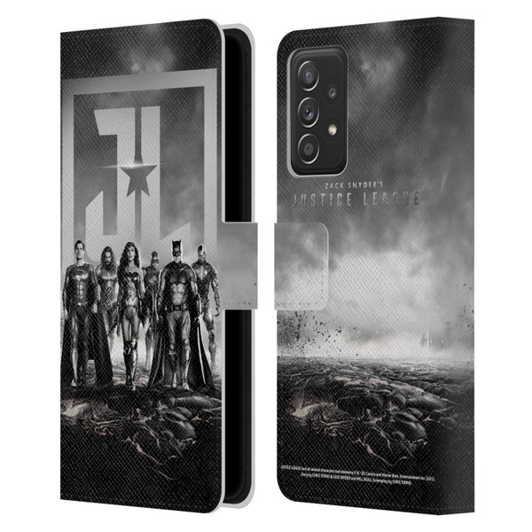 Zack Snyder's Justice League Snyder Cut Graphics Group Poster Leather Book Wallet Case Cover For Samsung Galaxy A53 5G (2022)