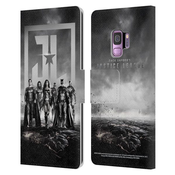 Zack Snyder's Justice League Snyder Cut Graphics Group Poster Leather Book Wallet Case Cover For Samsung Galaxy S9