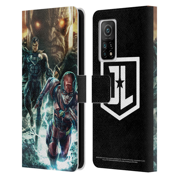 Zack Snyder's Justice League Snyder Cut Graphics Darkseid, Superman, Flash Leather Book Wallet Case Cover For Xiaomi Mi 10T 5G