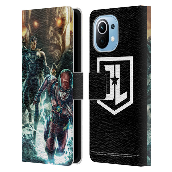 Zack Snyder's Justice League Snyder Cut Graphics Darkseid, Superman, Flash Leather Book Wallet Case Cover For Xiaomi Mi 11