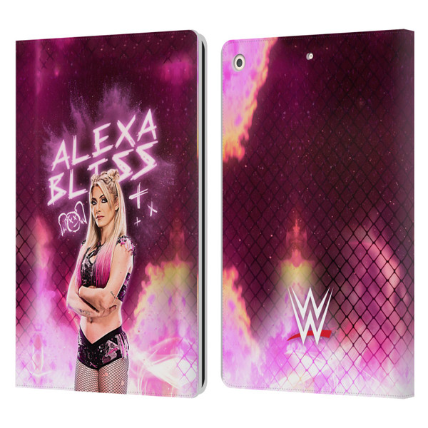 WWE Alexa Bliss Portrait Leather Book Wallet Case Cover For Apple iPad 10.2 2019/2020/2021