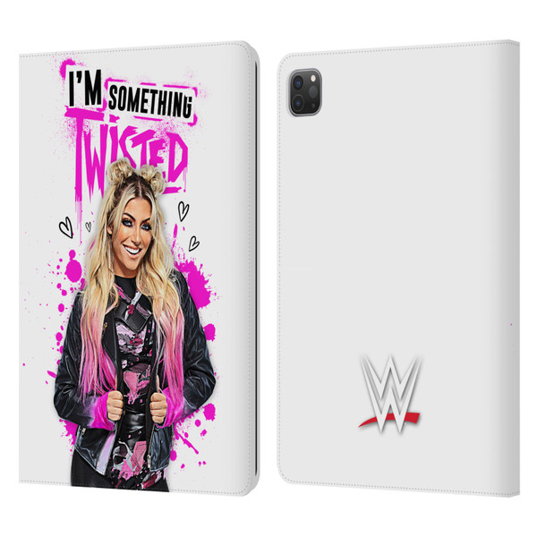 WWE Alexa Bliss Something Twisted Leather Book Wallet Case Cover For Apple iPad Pro 11 2020 / 2021 / 2022