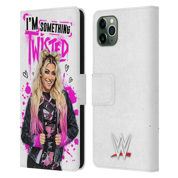 WWE Alexa Bliss Something Twisted Leather Book Wallet Case Cover For Apple iPhone 11 Pro Max