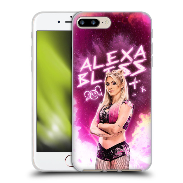 WWE Alexa Bliss Portrait Soft Gel Case for Apple iPhone 7 Plus / iPhone 8 Plus