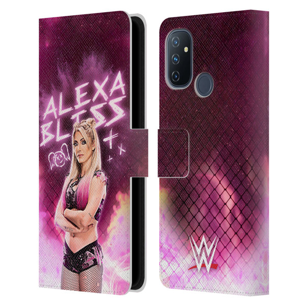 WWE Alexa Bliss Portrait Leather Book Wallet Case Cover For OnePlus Nord N100