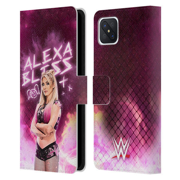 WWE Alexa Bliss Portrait Leather Book Wallet Case Cover For OPPO Reno4 Z 5G