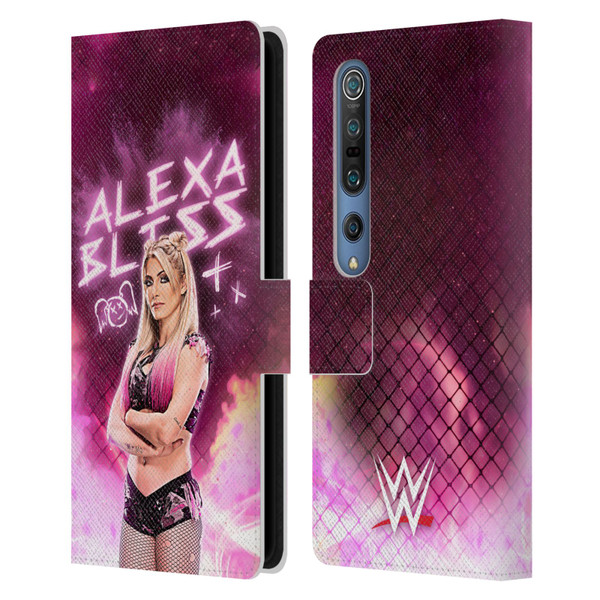 WWE Alexa Bliss Portrait Leather Book Wallet Case Cover For Xiaomi Mi 10 5G / Mi 10 Pro 5G