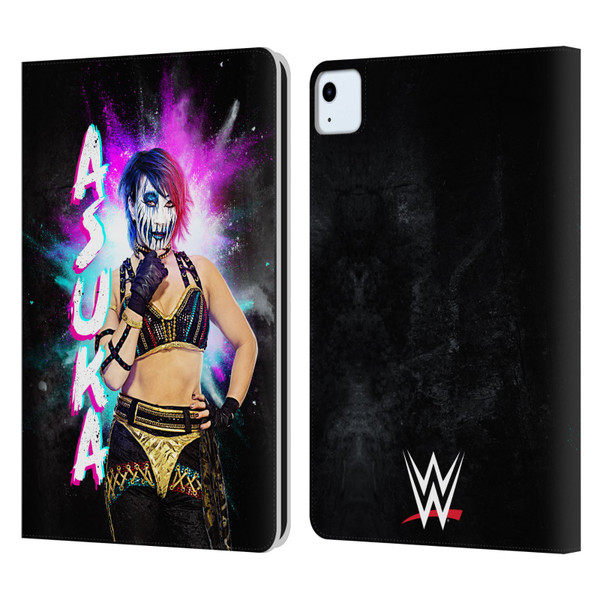 WWE Asuka Black Portrait Leather Book Wallet Case Cover For Apple iPad Air 2020 / 2022