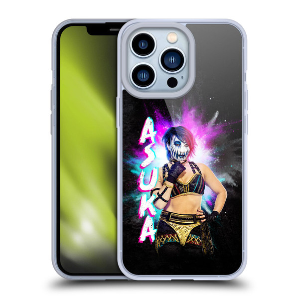 WWE Asuka Black Portrait Soft Gel Case for Apple iPhone 13 Pro