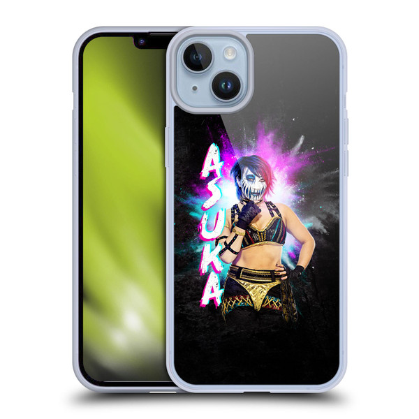 WWE Asuka Black Portrait Soft Gel Case for Apple iPhone 14 Plus