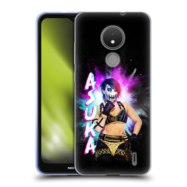 WWE Asuka Black Portrait Soft Gel Case for Nokia C21