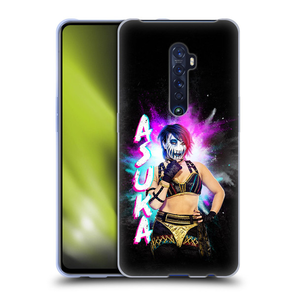 WWE Asuka Black Portrait Soft Gel Case for OPPO Reno 2