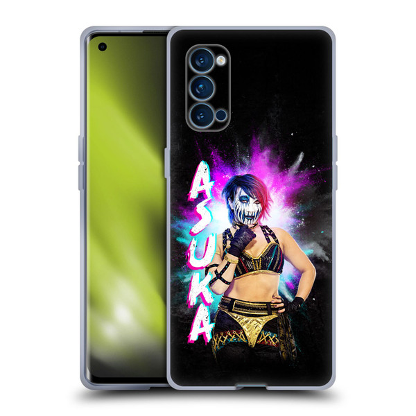 WWE Asuka Black Portrait Soft Gel Case for OPPO Reno 4 Pro 5G