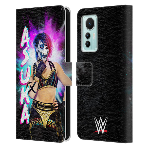WWE Asuka Black Portrait Leather Book Wallet Case Cover For Xiaomi 12 Lite