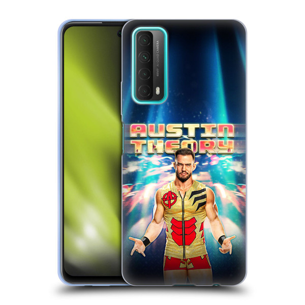 WWE Austin Theory Portrait Soft Gel Case for Huawei P Smart (2021)