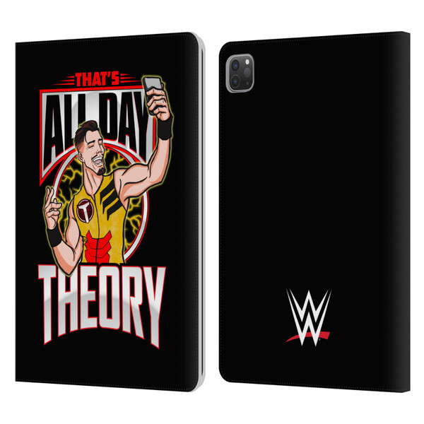 WWE Austin Theory All Day Theory Leather Book Wallet Case Cover For Apple iPad Pro 11 2020 / 2021 / 2022